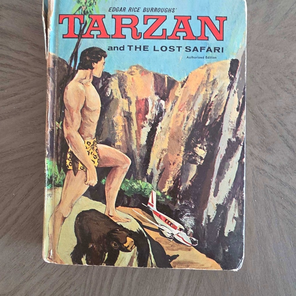 Vintage 1966 Tarzan and the Lost Safari Edgar Rice Burroughs Hardcover Book